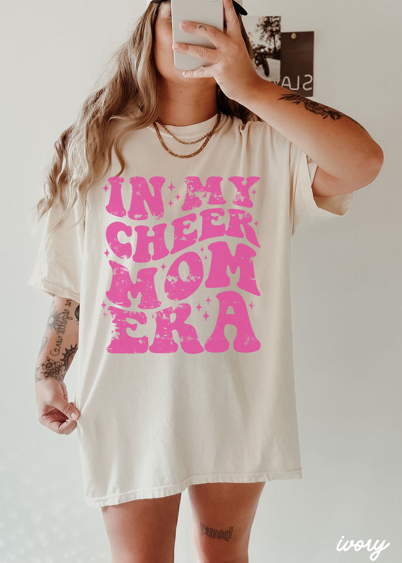 Pre-Order: In My Cheer Mom Era Tee *15 Colors (S-3X)