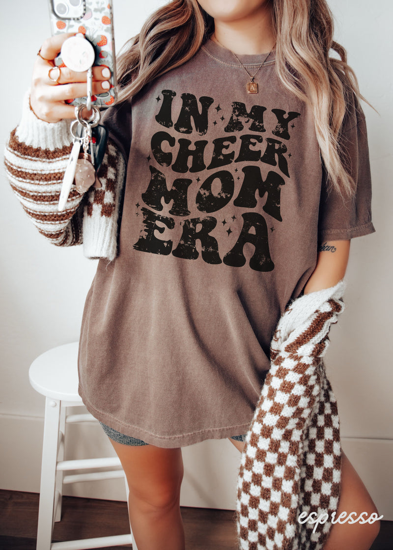 Pre-Order: In My Cheer Mom Era Tee *15 Colors (S-3X)