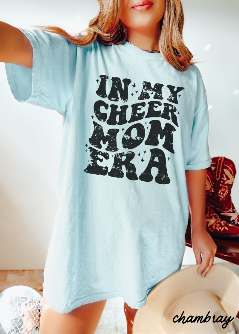 Pre-Order: In My Cheer Mom Era Tee *15 Colors (S-3X)