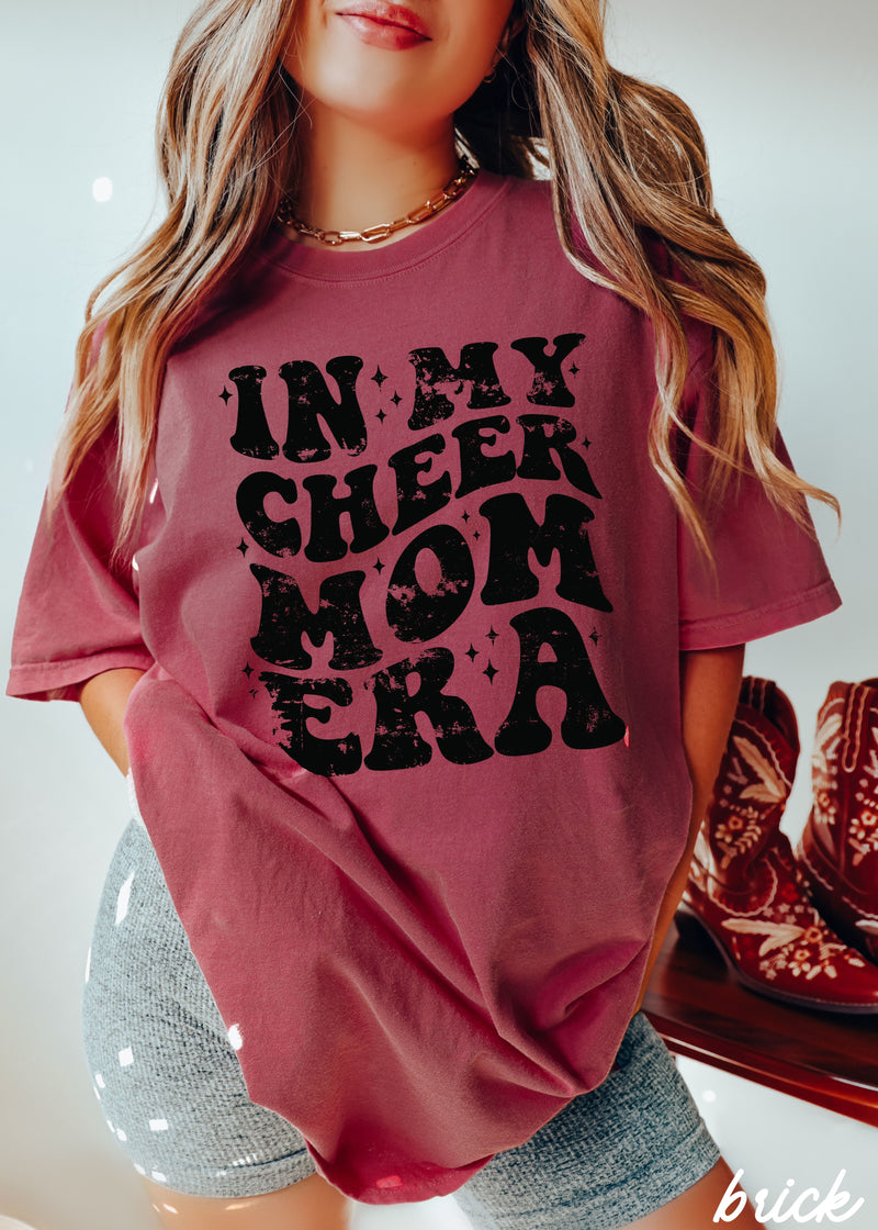 Pre-Order: In My Cheer Mom Era Tee *15 Colors (S-3X)