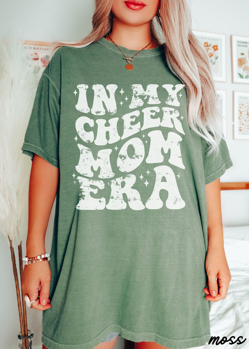 Pre-Order: In My Cheer Mom Era Tee *15 Colors (S-3X)