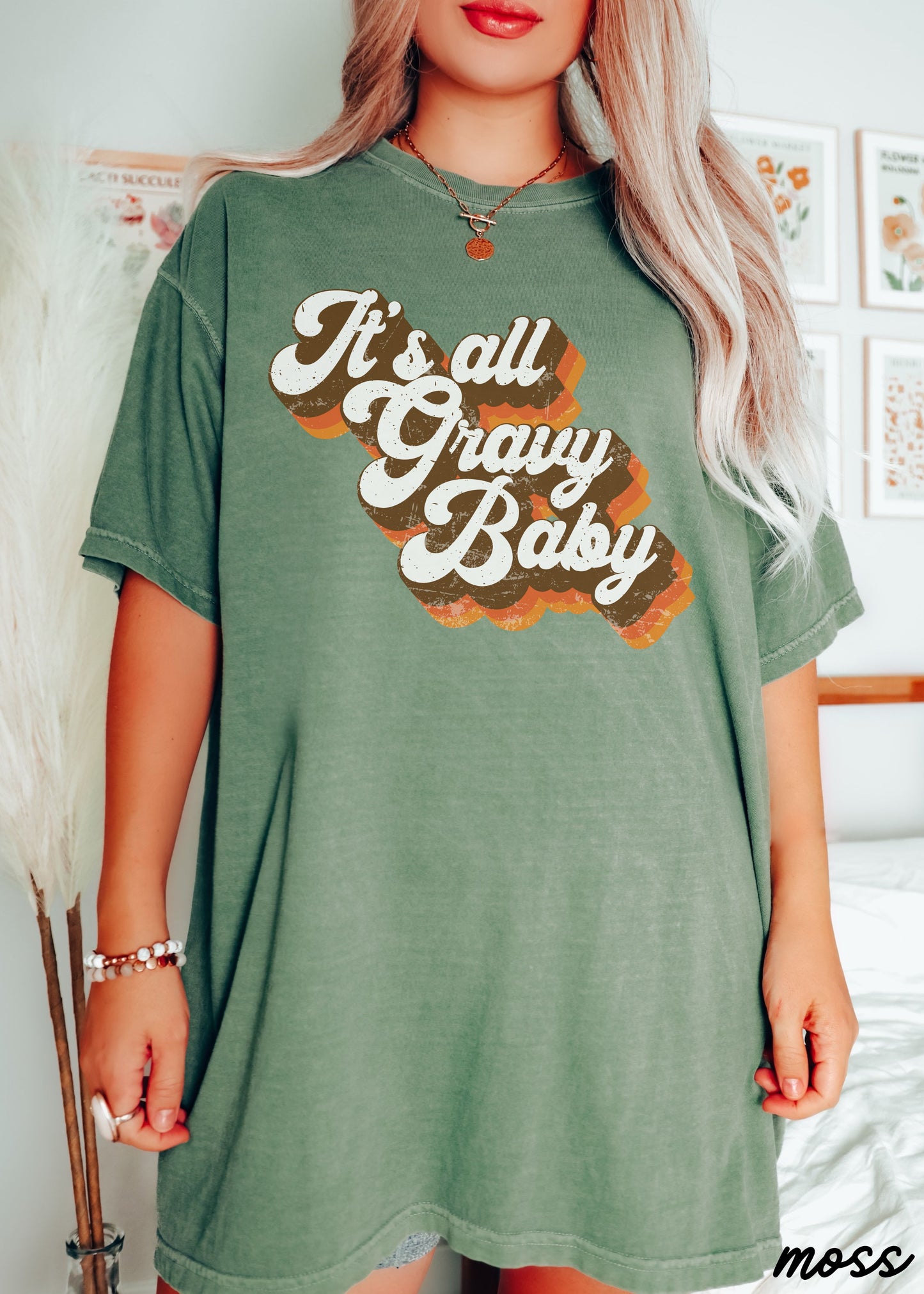 *It's All Gravy Baby Tee *7 Colors (S-3X)