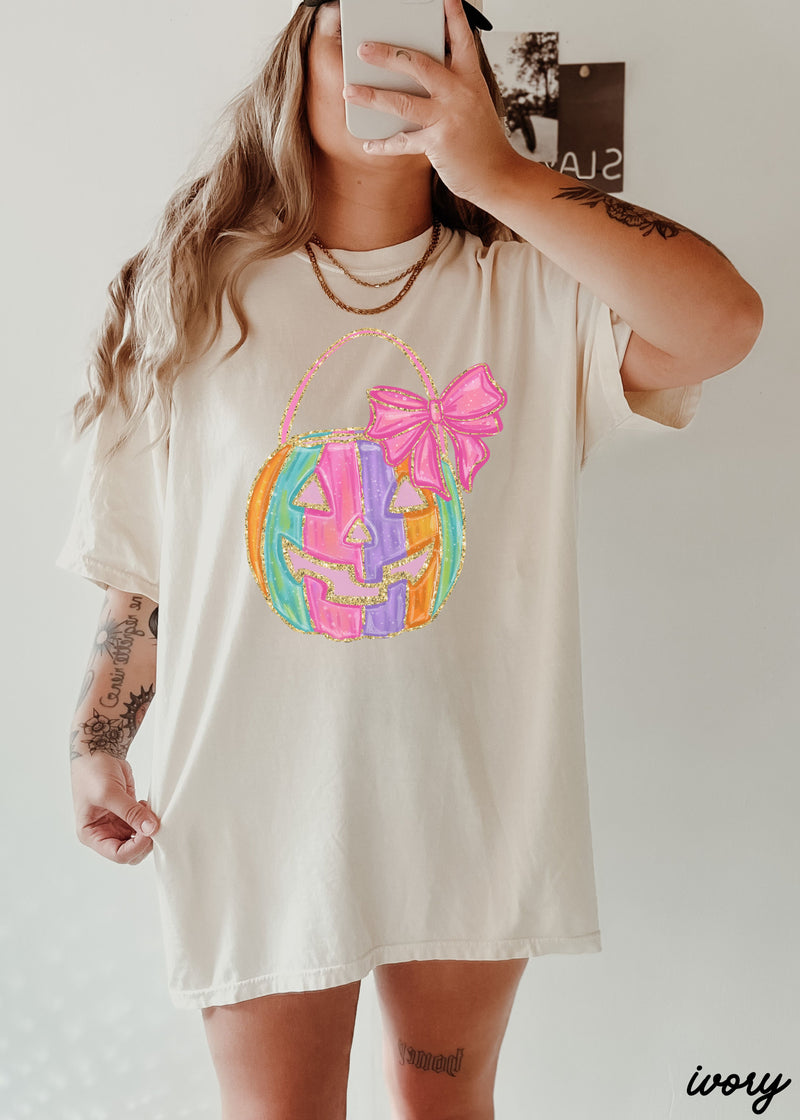 *Watercolor Pumpkin Tee *10 Colors (S-3X)