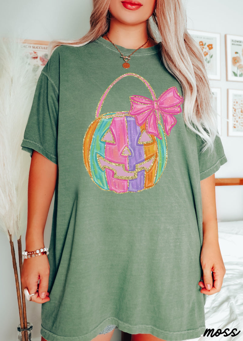 *Watercolor Pumpkin Tee *10 Colors (S-3X)