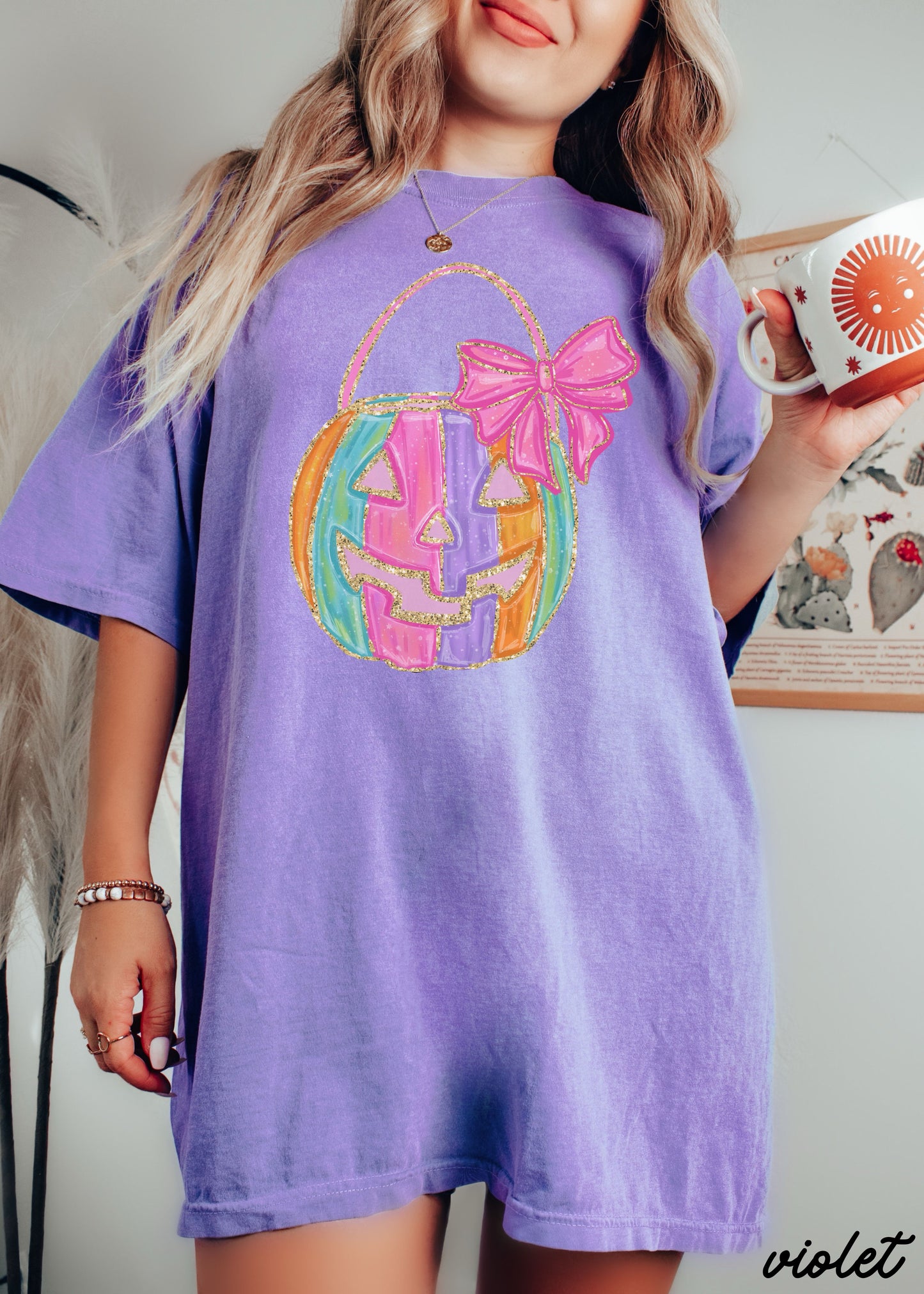*Watercolor Pumpkin Tee *10 Colors (S-3X)