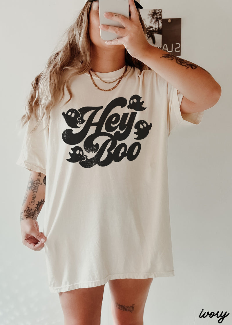 *Hey Boo Tee *9 Colors (S-3X)