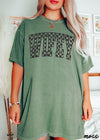 Pre-Order: Wifey Checkered Tee *12 Colors (S-3X)