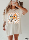 *Checkered Egg & Pie Tee *6 Colors (S-3X)