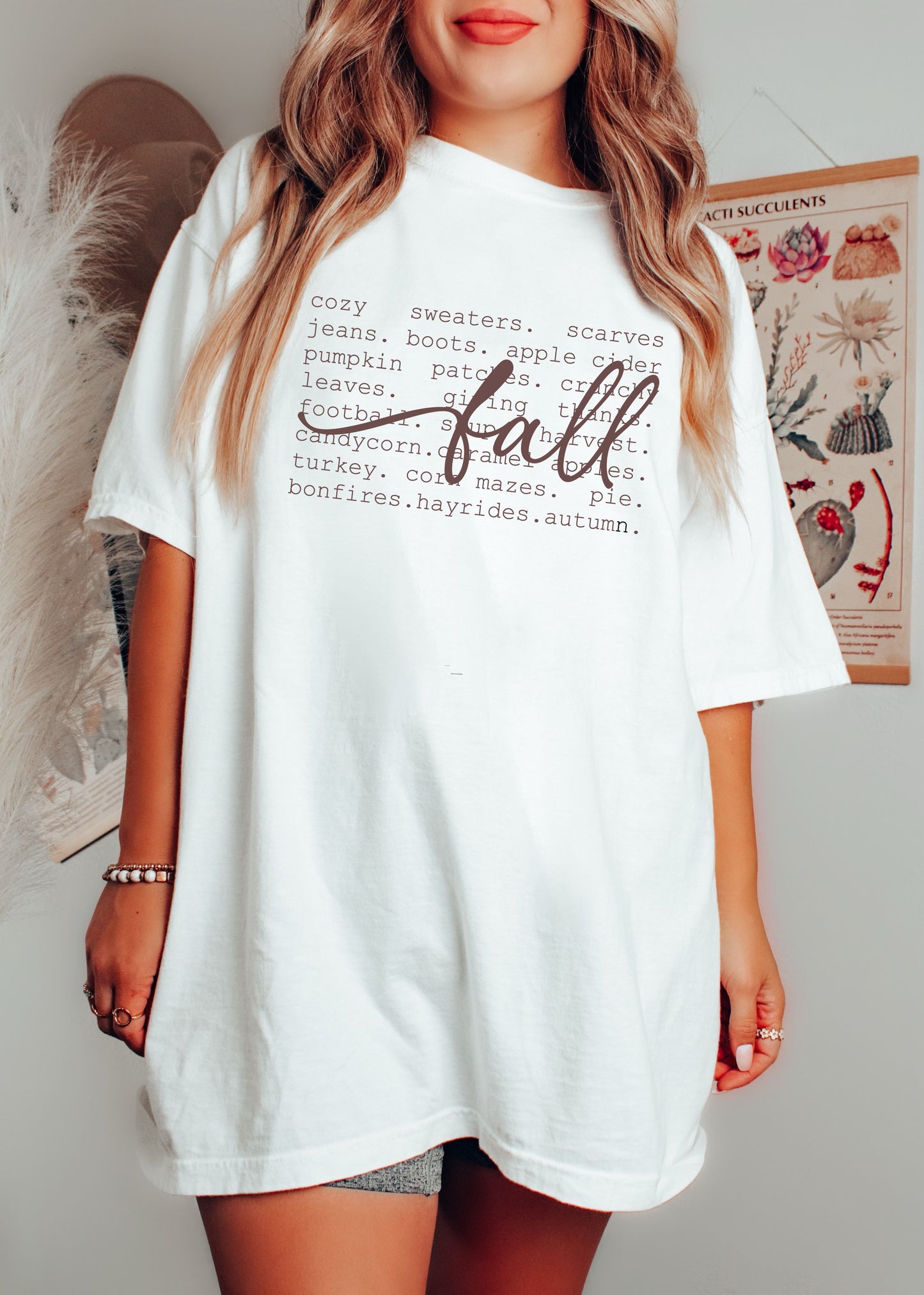 Fall Words Tee *5 Colors (S-3X)
