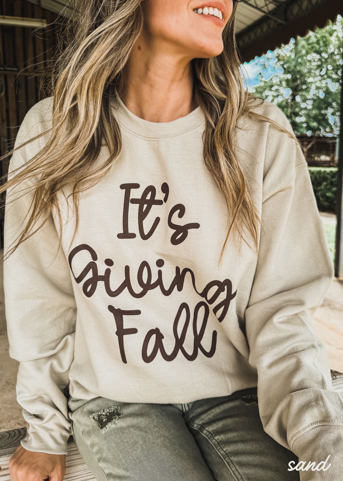 Pre-Order: It's Giving Fall Sweatshirt *4 Colors (S-3X)