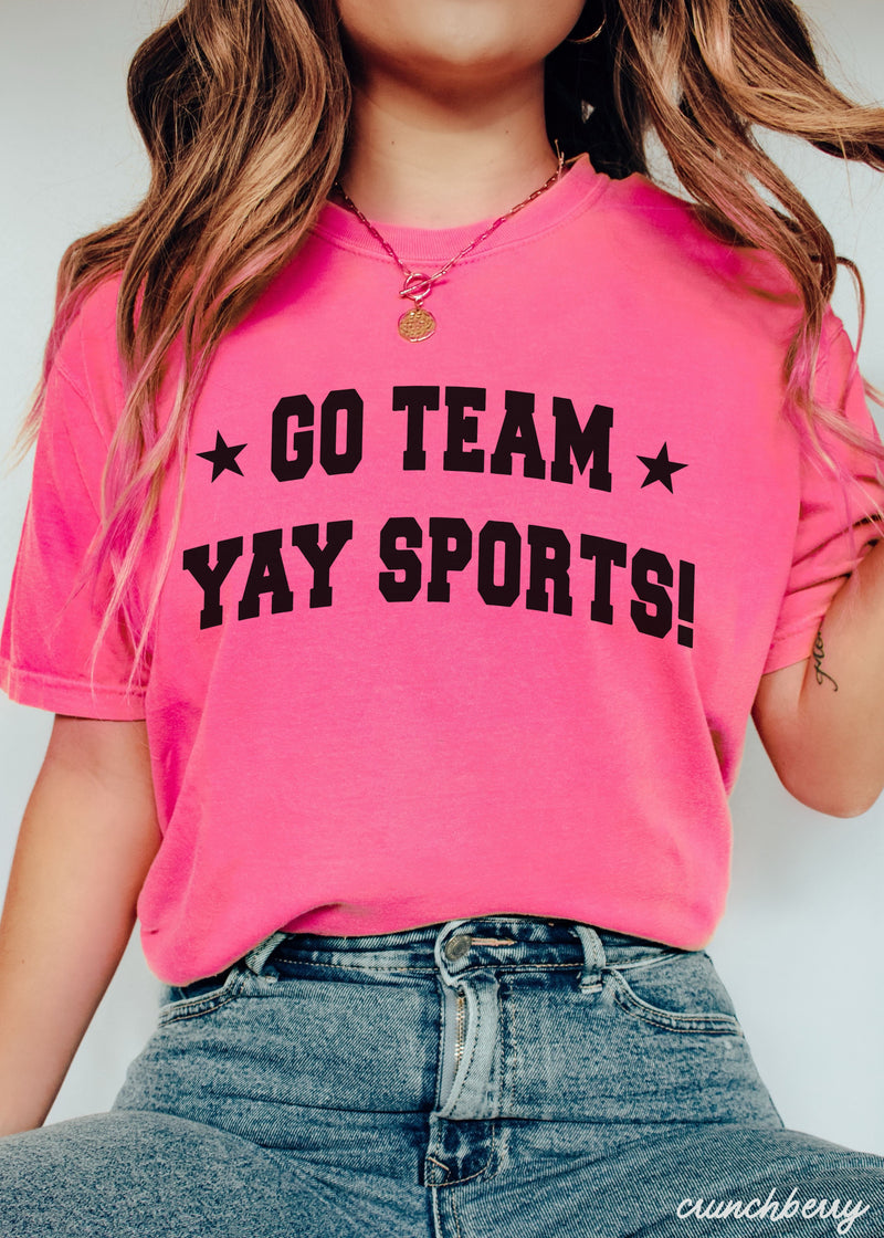 Pre-Order: Yay Sports Tee *13 Colors (S-3X)