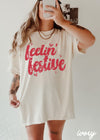 Pre-Order: Feelin' Festive Tee *7 Colors (S-3X)