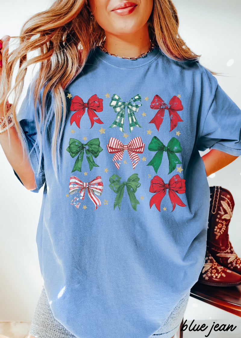 *Christmas Coquette Tee *7 Colors (S-3X)