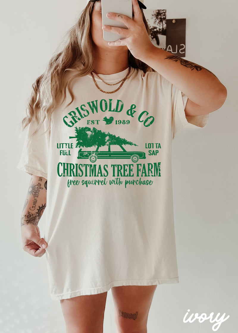 Pre-Order: Griswold Tree Farm Tee *5 Colors (S-3X)