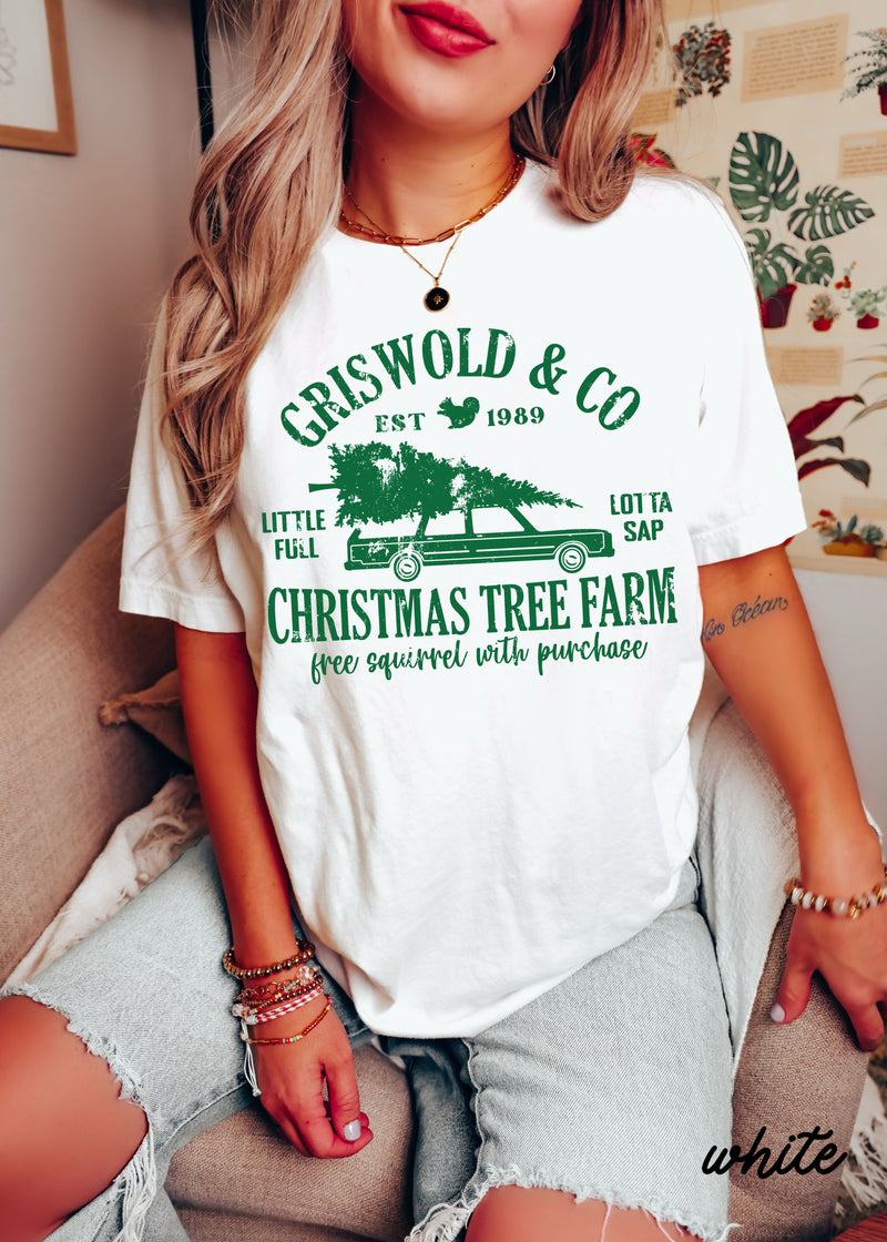 Pre-Order: Griswold Tree Farm Tee *5 Colors (S-3X)