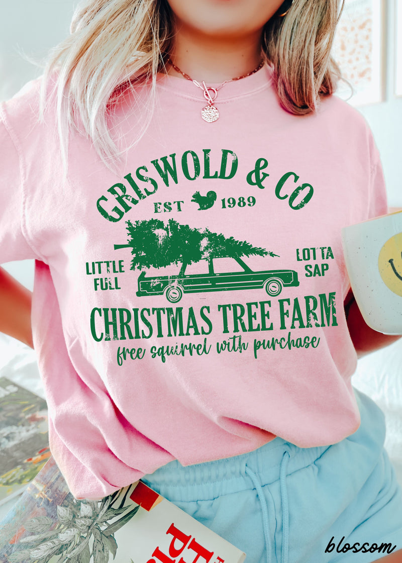 Pre-Order: Griswold Tree Farm Tee *5 Colors (S-3X)