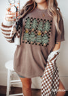 *Cute Checkered Trees Tee *7 Colors (S-3X)