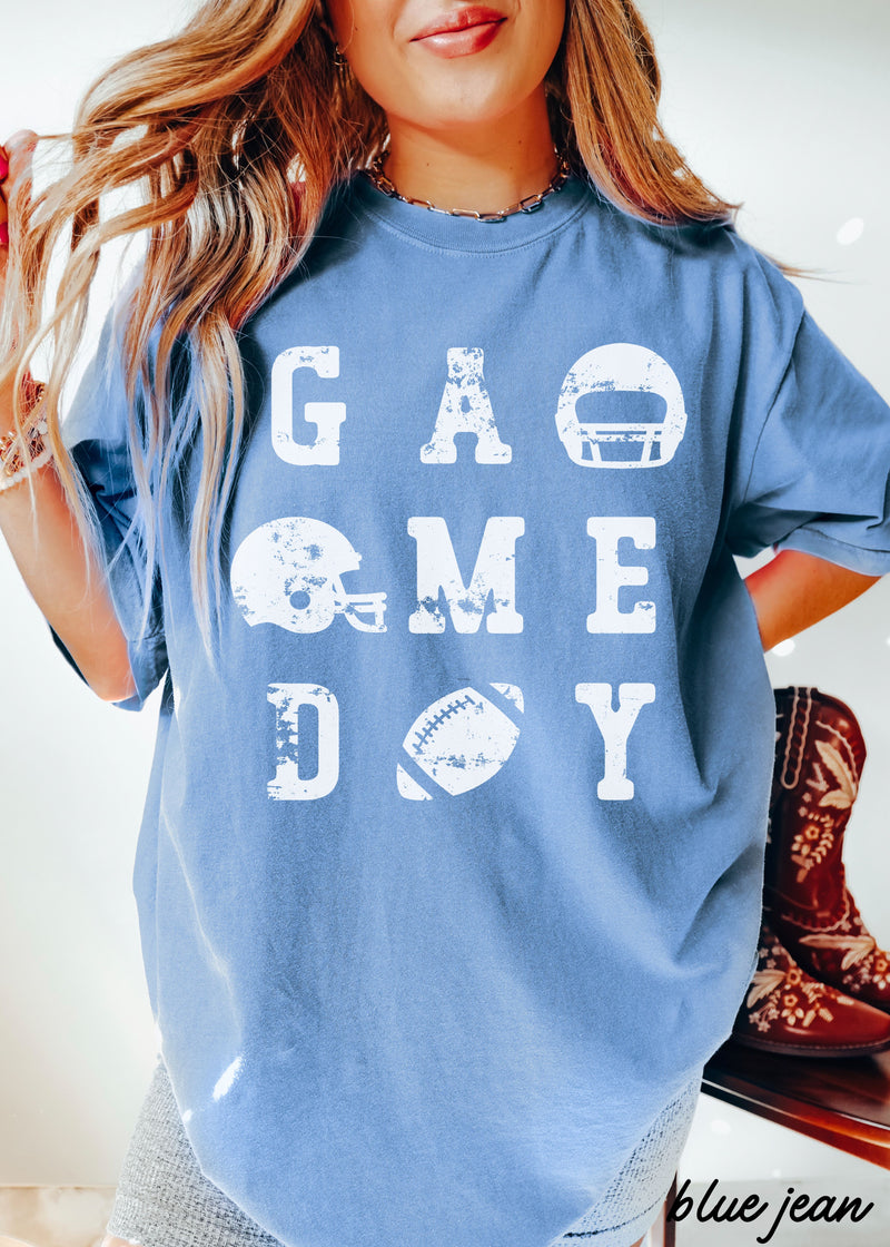 Pre-Order: Game Day Letters Tee *13 Colors (S-3X)