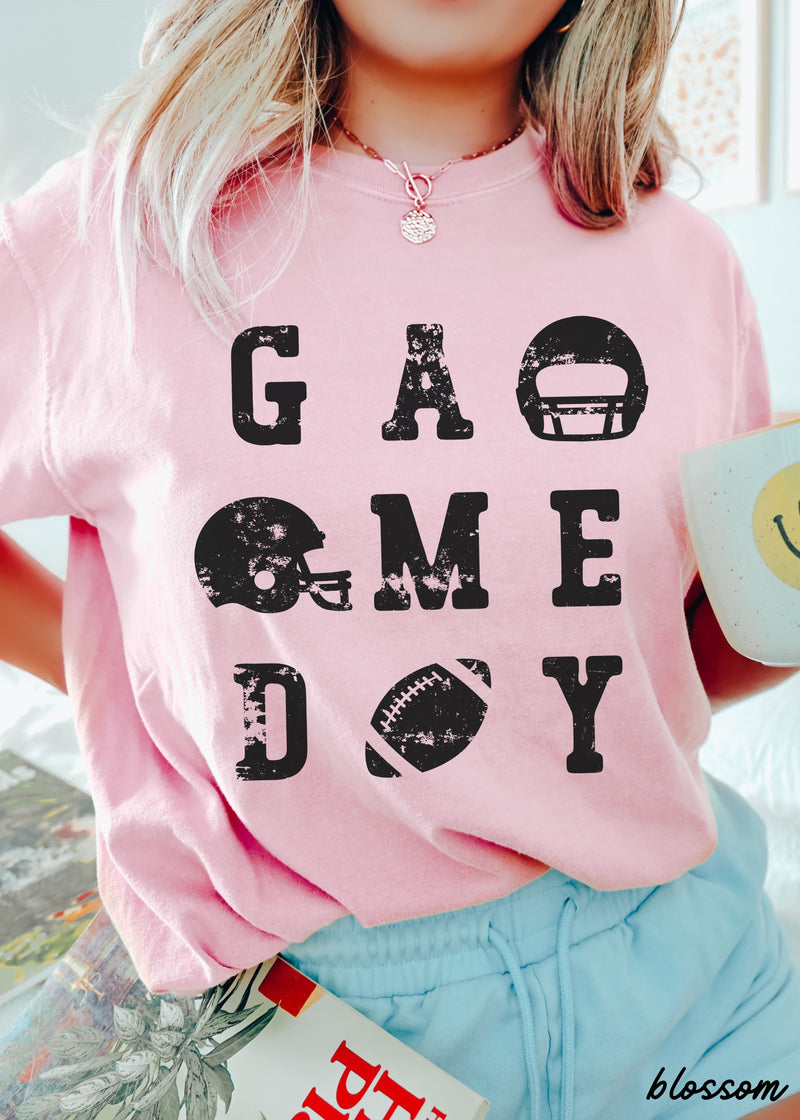 Pre-Order: Game Day Letters Tee *13 Colors (S-3X)