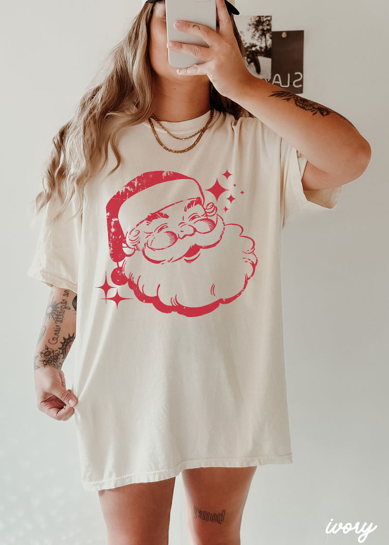 Pre-Order: Santa Sparkles Tee *4 Colors (S-3X)