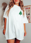 Pre-Order: Xmas Tree Pocket Tee *7 Colors (S-3X)