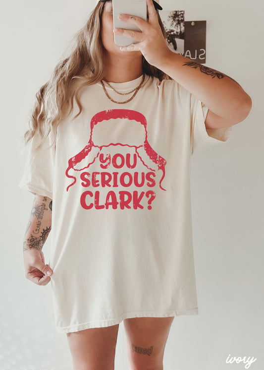 You Serious Clark Tee *6 Colors (S-3X)