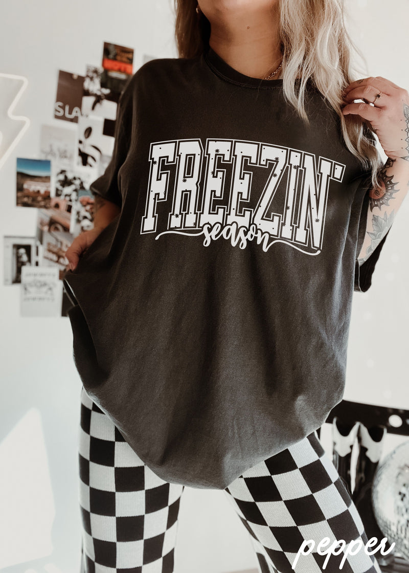 PRE-ORDER: Freezin' Season Tee *7 Colors (S-3X)