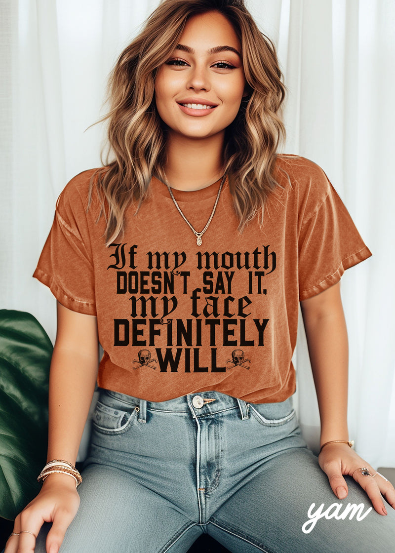 PRE-ORDER: If My Mouth Tee *11 Colors (S-3X)