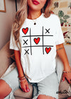 Pre-Order: XOXO Tic Tac Toe Tee *8 Colors (S-3X)