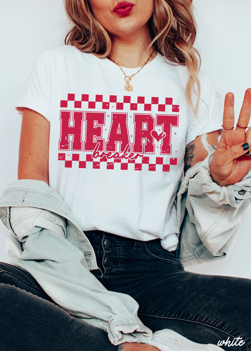 Pre Order: Heart Breaker Tee *3 Colors (S-3X)