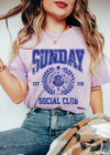 Sunday Social Club Tee *10 Colors (S-3X)