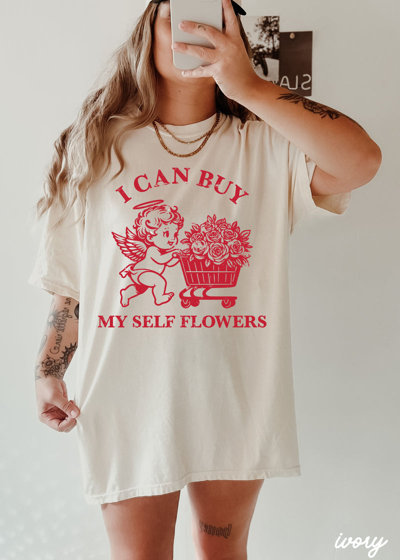 Buy Myself Flowers Tee *5 Colors (S-3X)