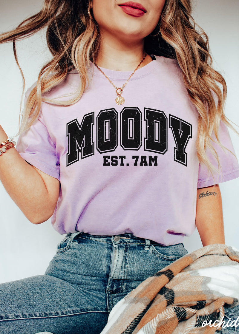 Moody 7am Tee *9 Colors (S-3X)