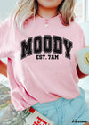 Moody 7am Tee *9 Colors (S-3X)