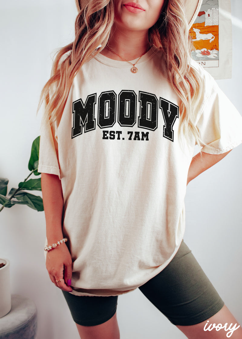 Moody 7am Tee *9 Colors (S-3X)