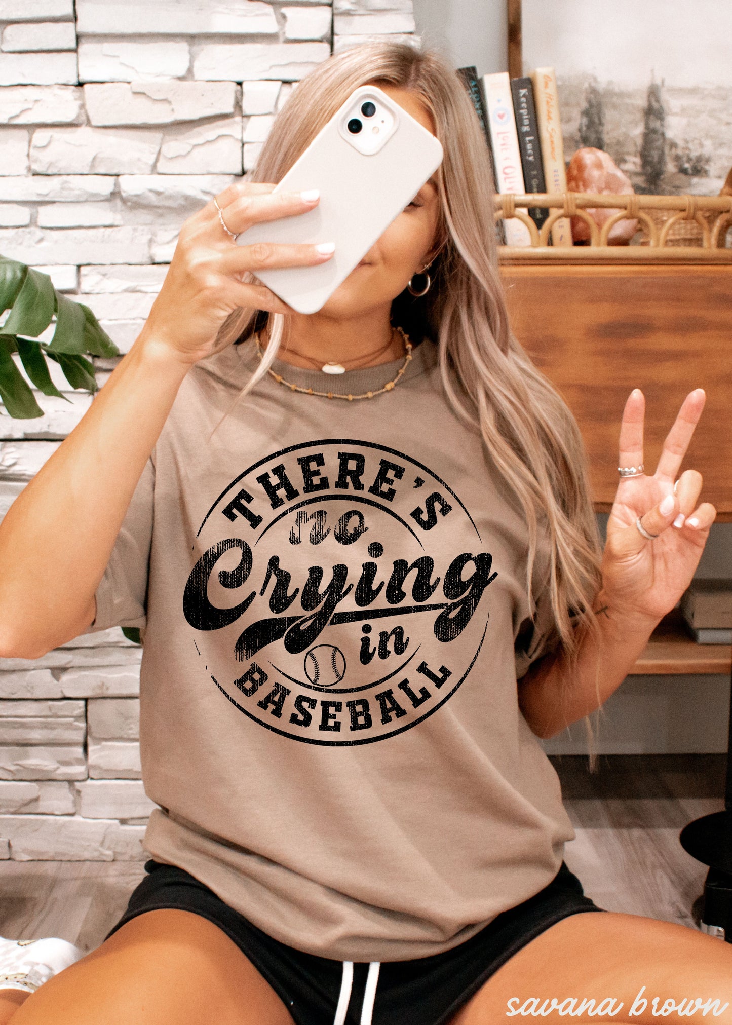 No Crying in Baseball Gildan Tee *4 Colors (S-3X)