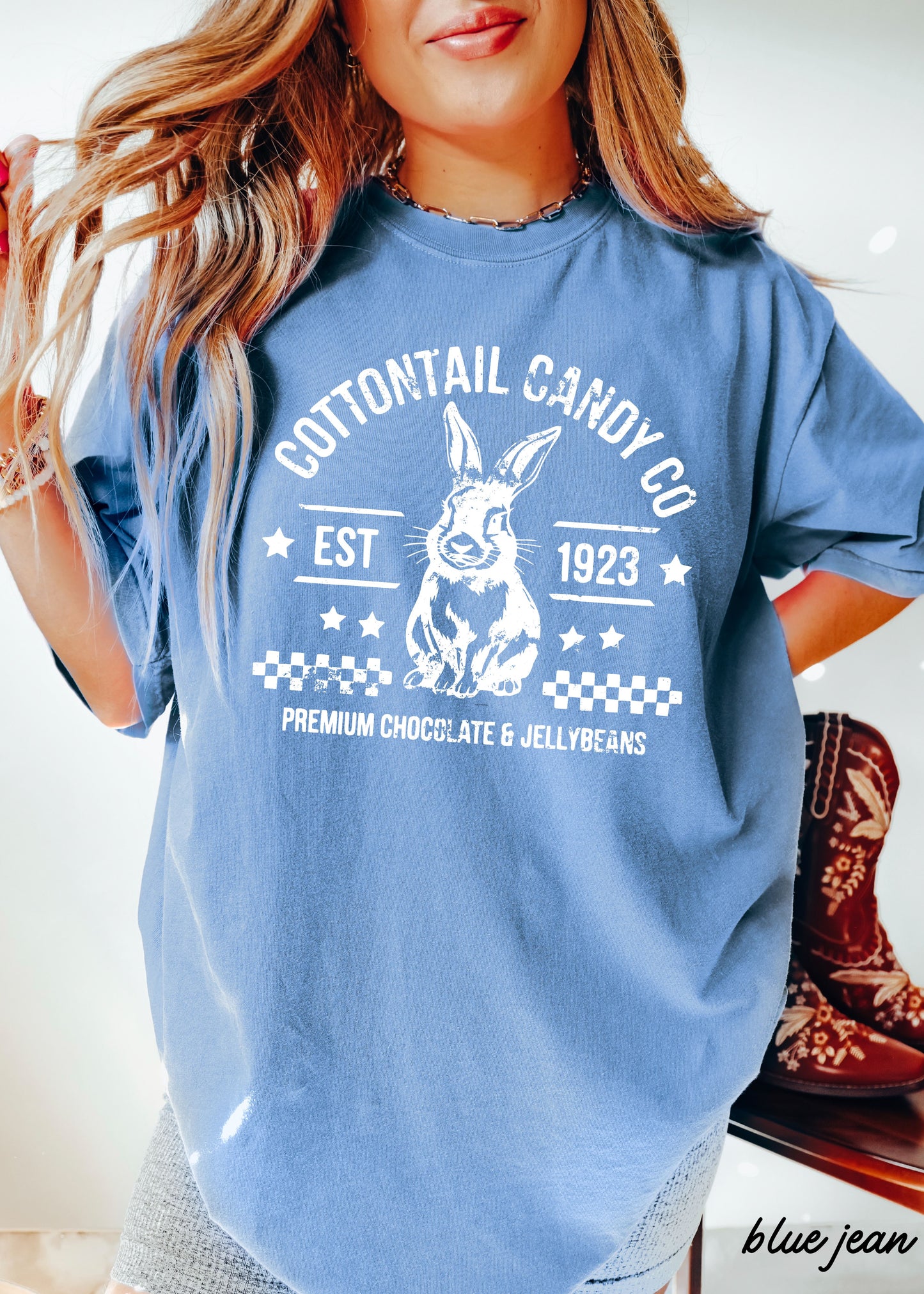 Cottontail Candy Co Comfort Colors Tee *14 Colors (S-3X)