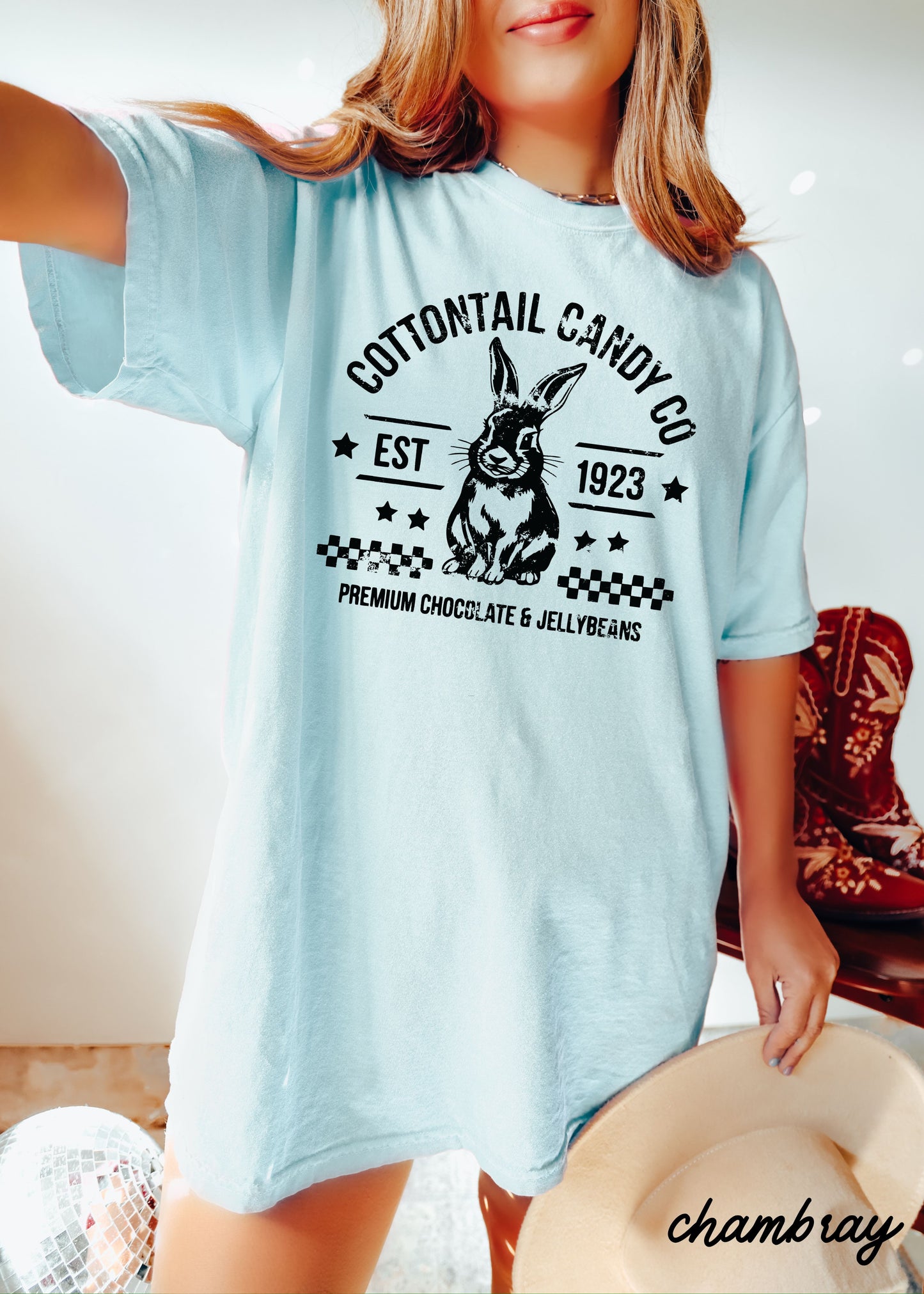 Cottontail Candy Co Comfort Colors Tee *14 Colors (S-3X)