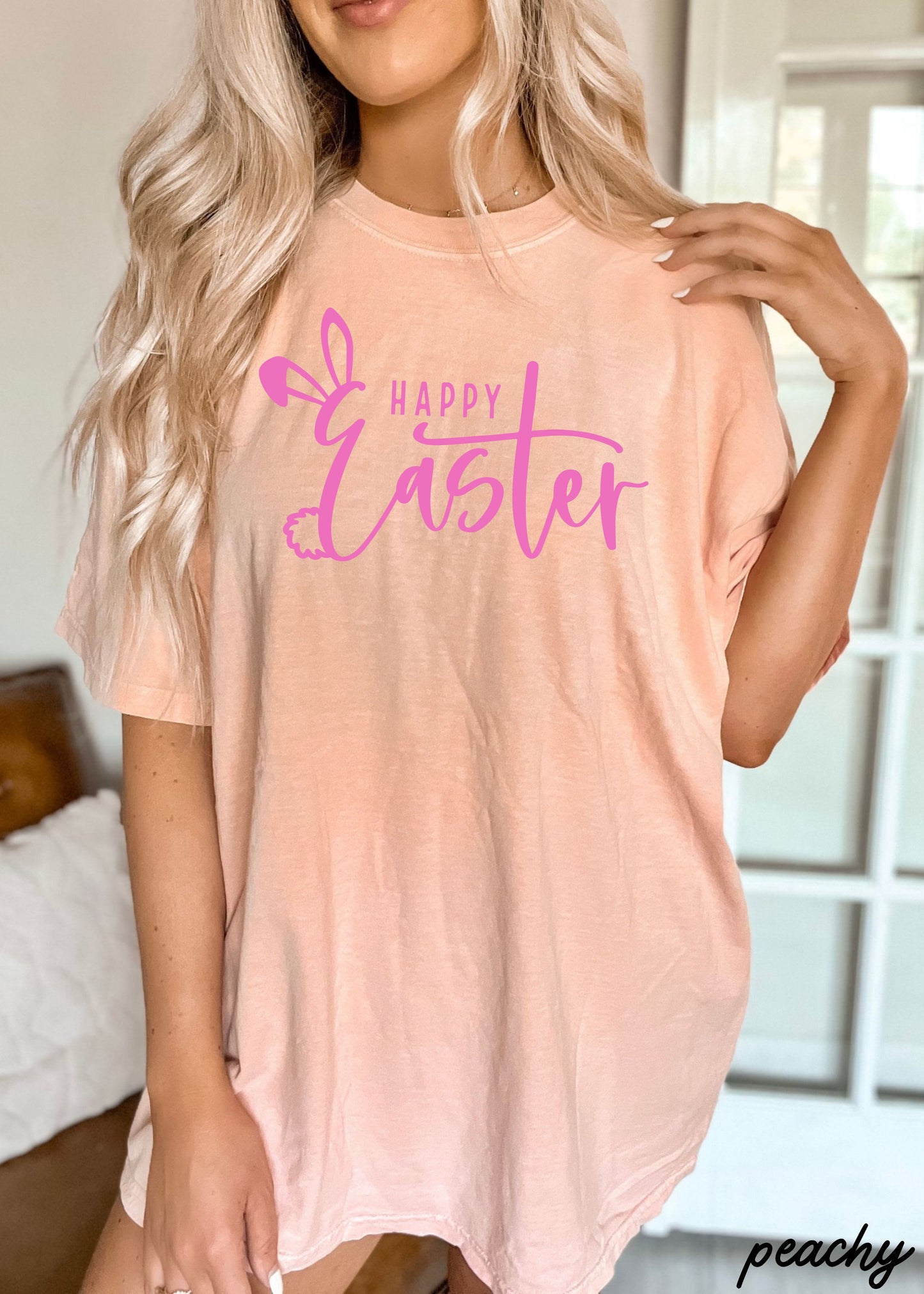 Happy Easter Comfort Colors Tee *15 Colors (S-3X)