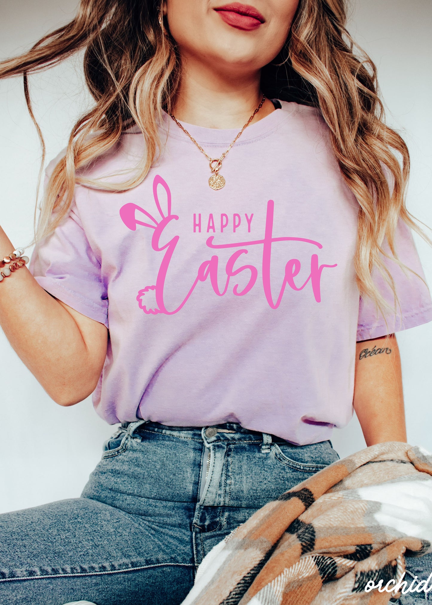 Happy Easter Comfort Colors Tee *15 Colors (S-3X)