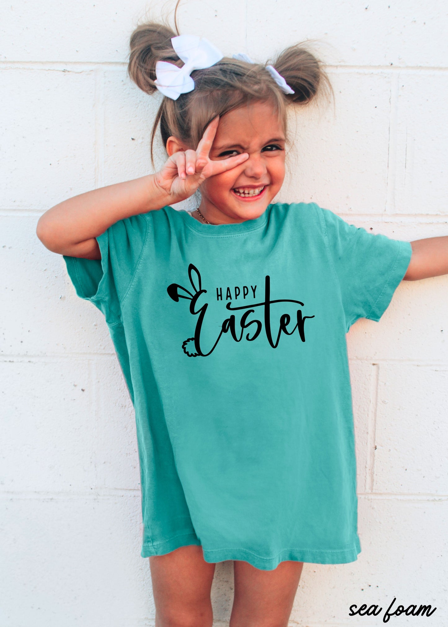 YOUTH Happy Easter Comfort Colors Tee *6 Colors (S-3X)