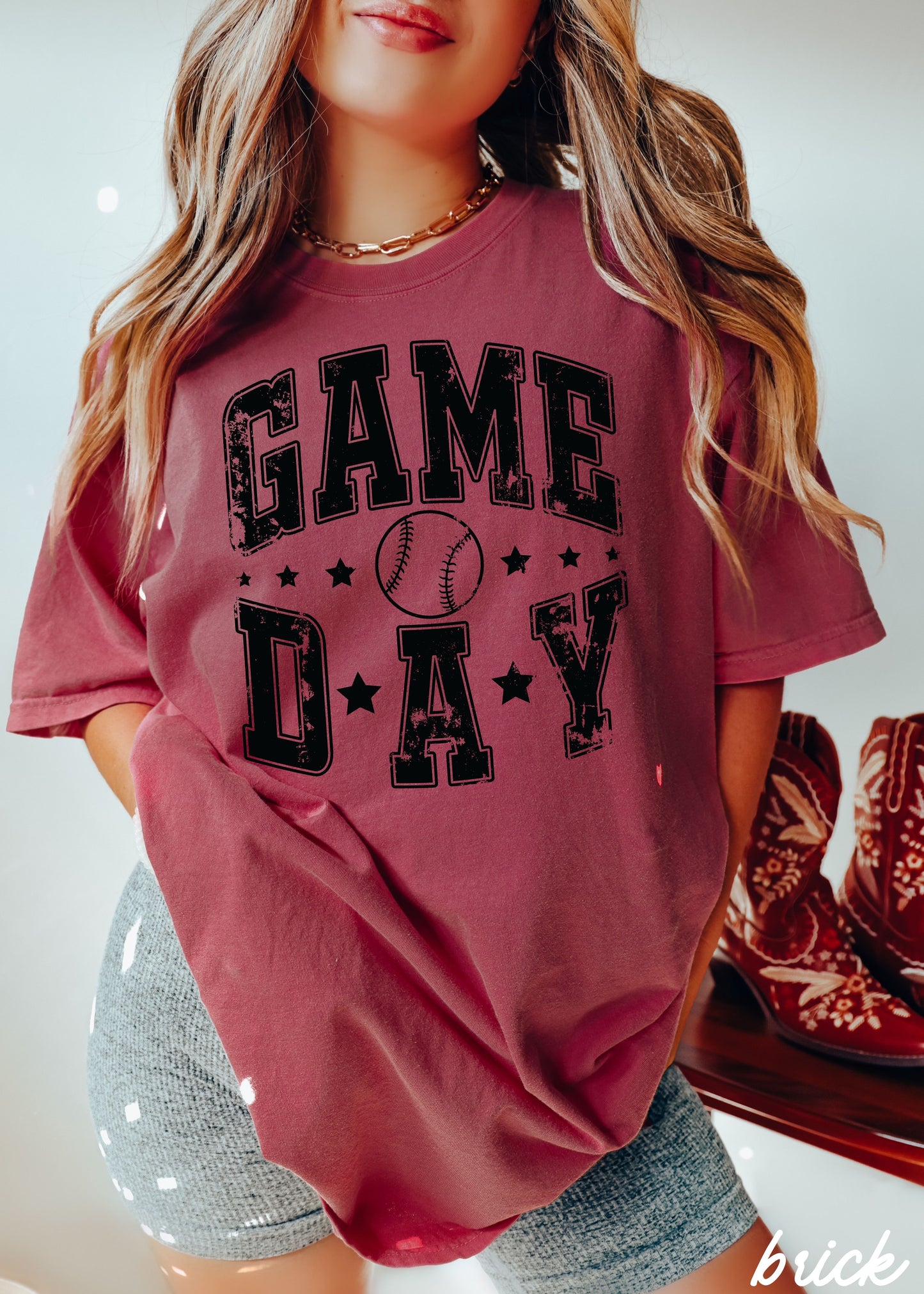Game Day Star Tee *15 Colors (S-3X)