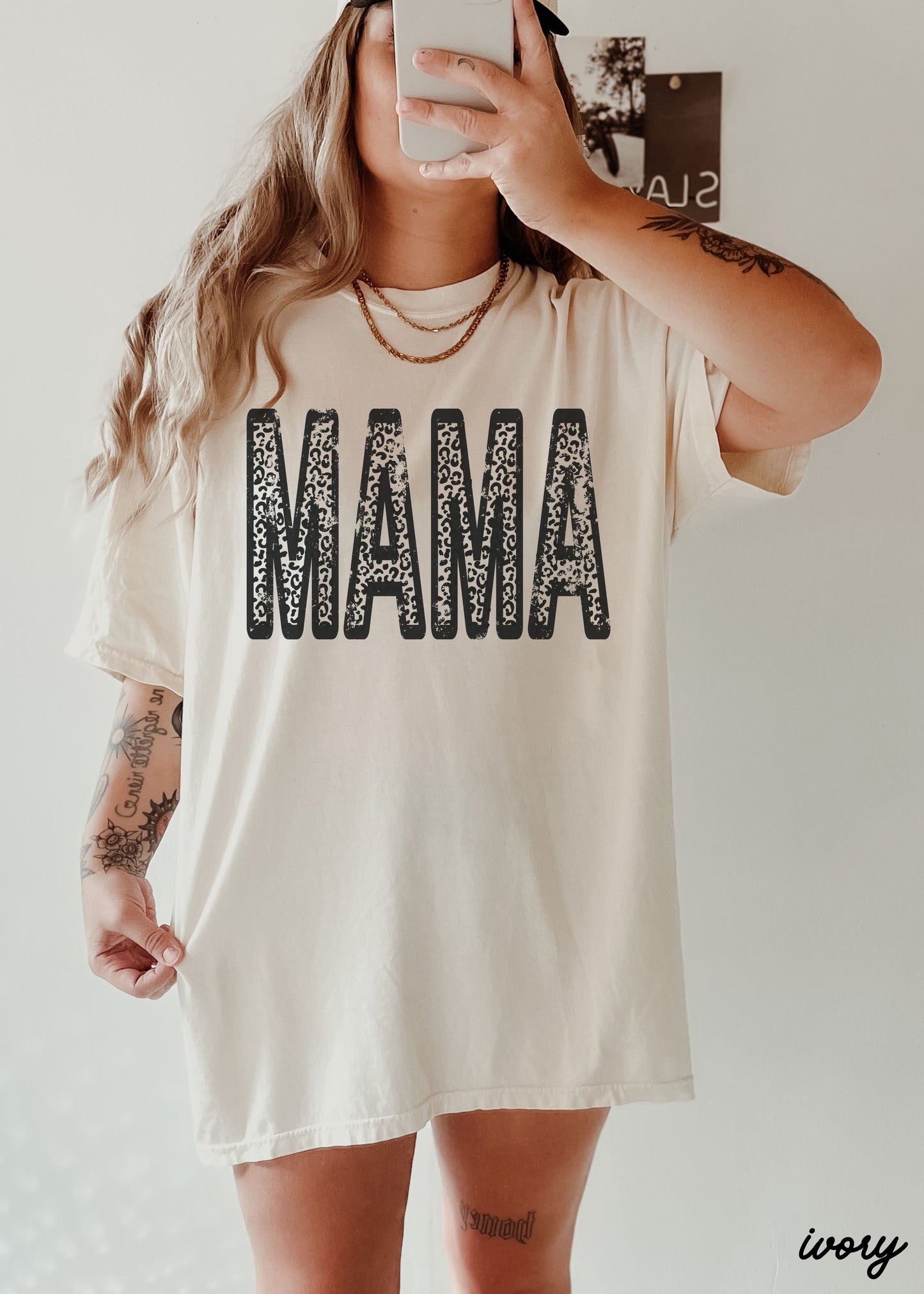 Leopard Mama Tee *12 Colors (S-3X)
