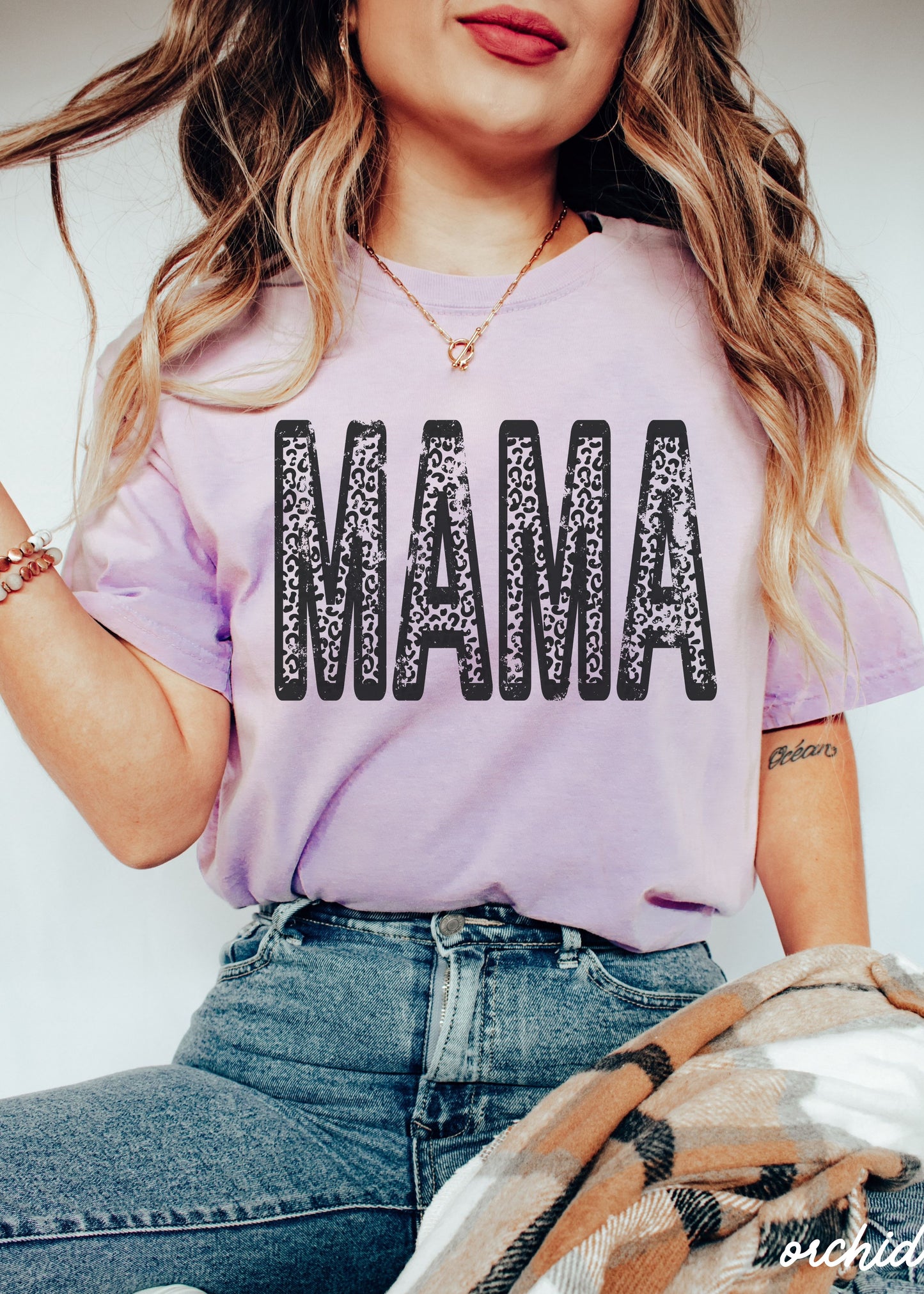 Leopard Mama Tee *12 Colors (S-3X)