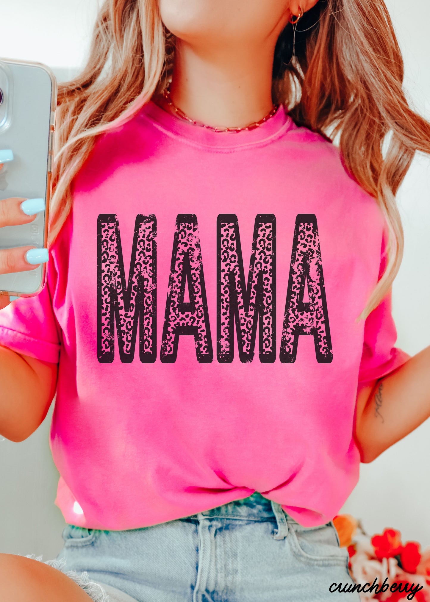 Leopard Mama Tee *12 Colors (S-3X)