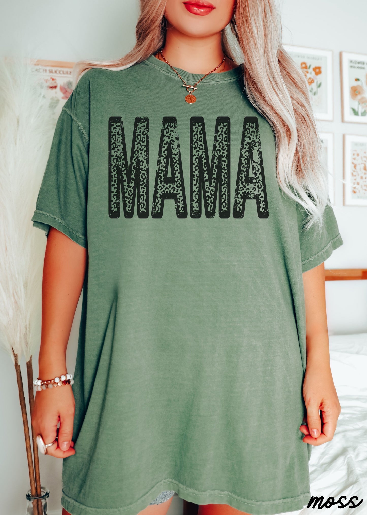 Leopard Mama Tee *12 Colors (S-3X)