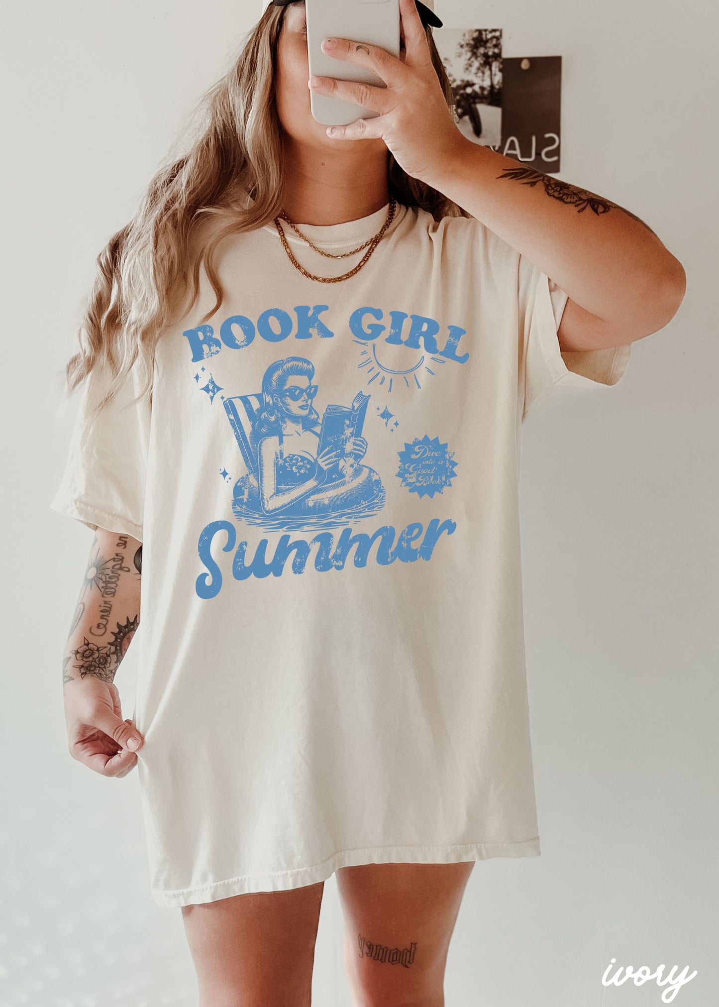 Book Girl Summer Tee *14 Colors (S-3X)
