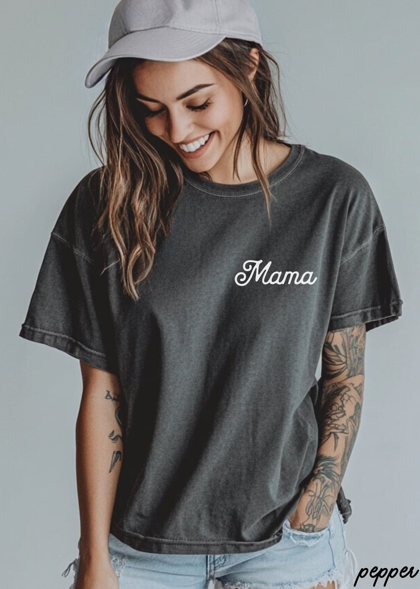 Mama Pocket Tee *12 Colors (S-3X)