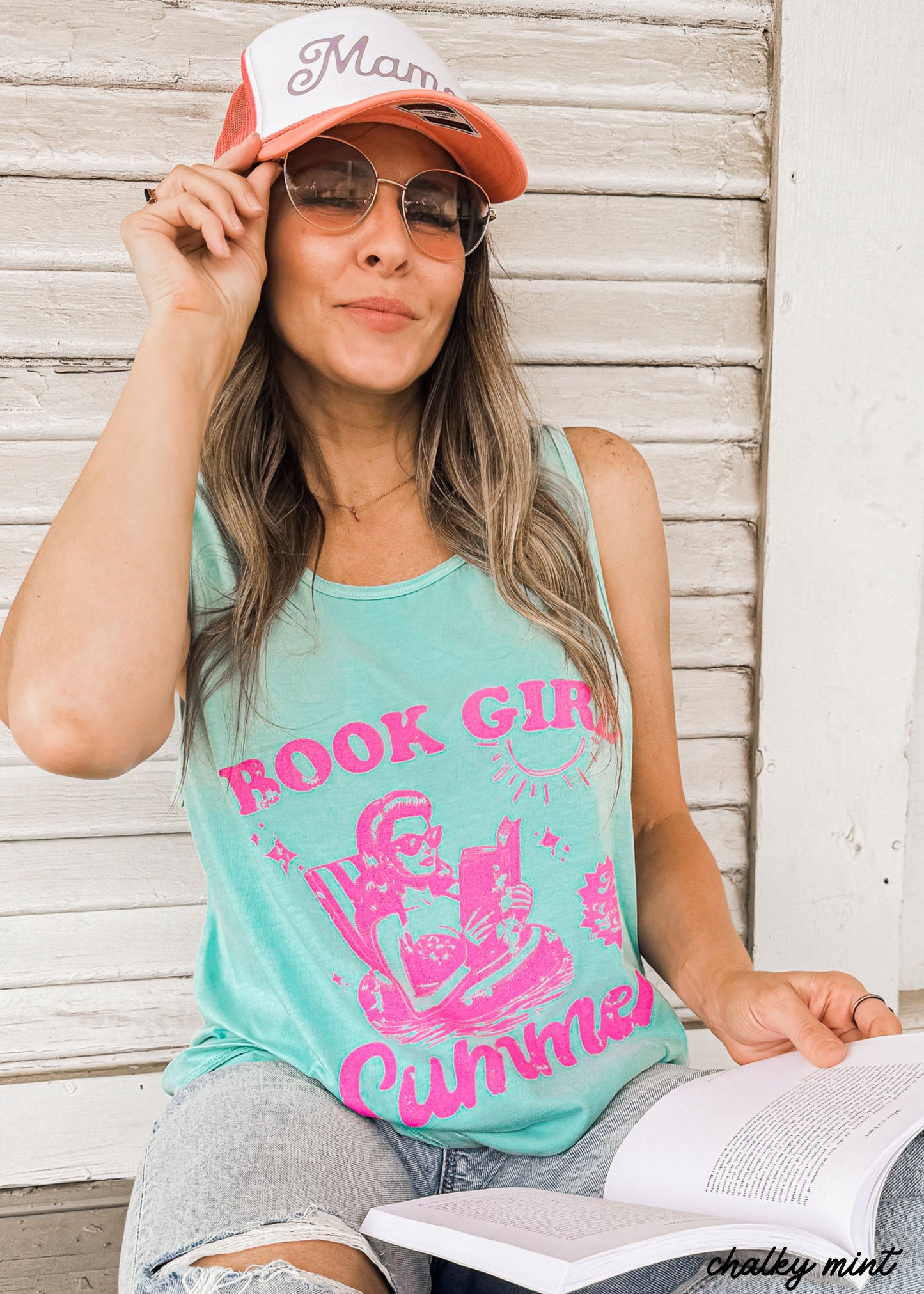Book Girl Summer Tank *8 Colors (S-3X)