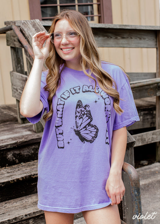 PRE-ORDER: What If It All Works Out Tee *9 Colors (S-3X)